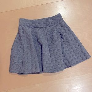 Cherokee Grey raised polka dot skirt